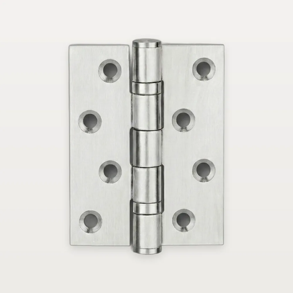 XH-A01 Stainless steel butt hinge, square corner, 2 ball bearings