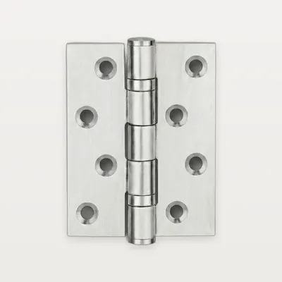 XH-A01 Stainless steel butt hinge, square corner, 2 ball bearings