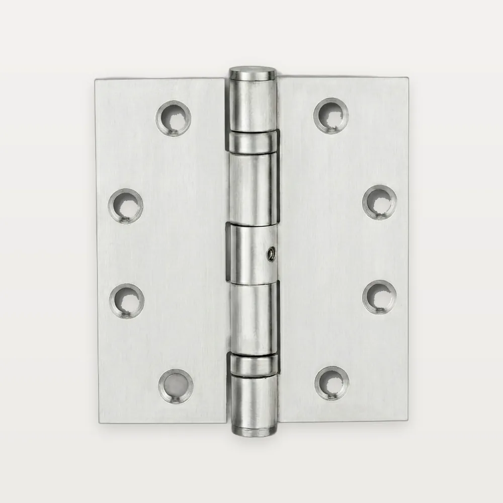 XH-A19 Stainless steel butt hinge, 2 ball bearings, non-removable pin