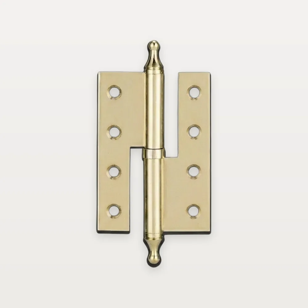 XH-A29 Stainless steel right-angle lift-off hinge with finials