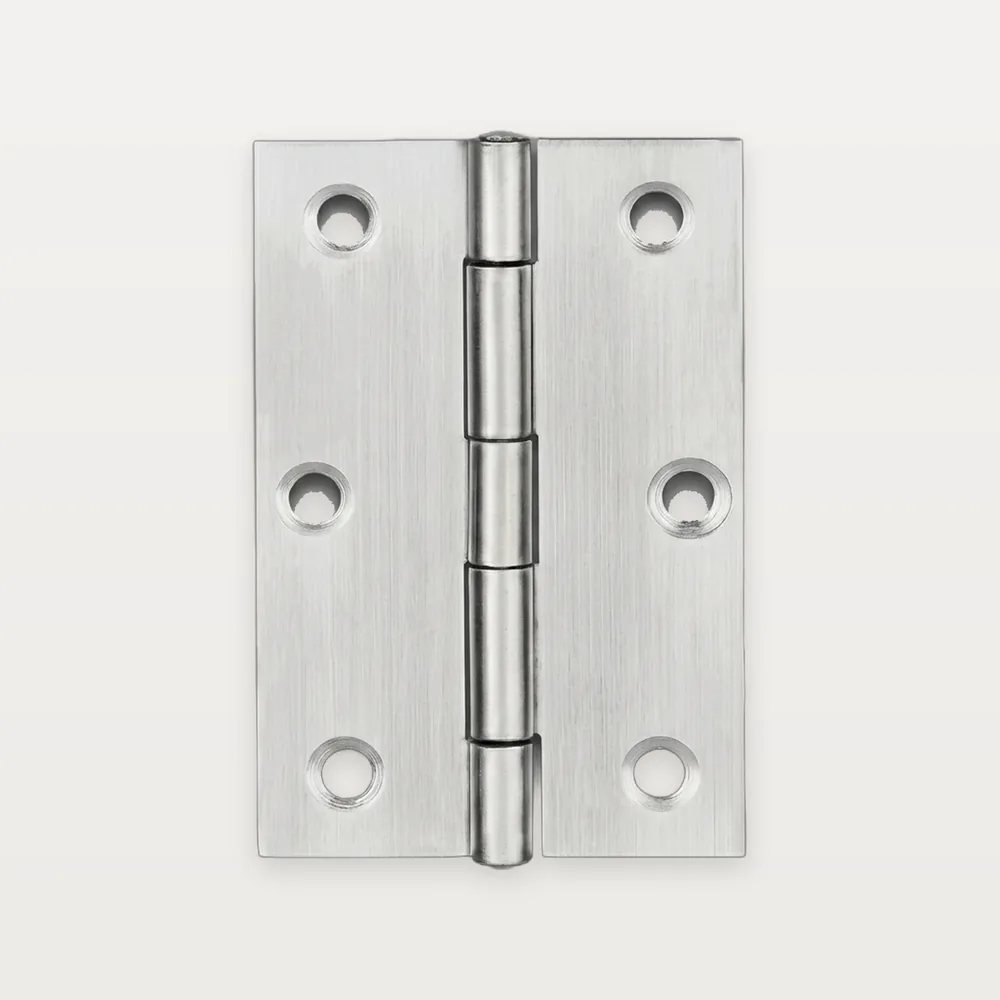 XH-A39 Stainless steel light butt hinge (cabinet/small door), plain