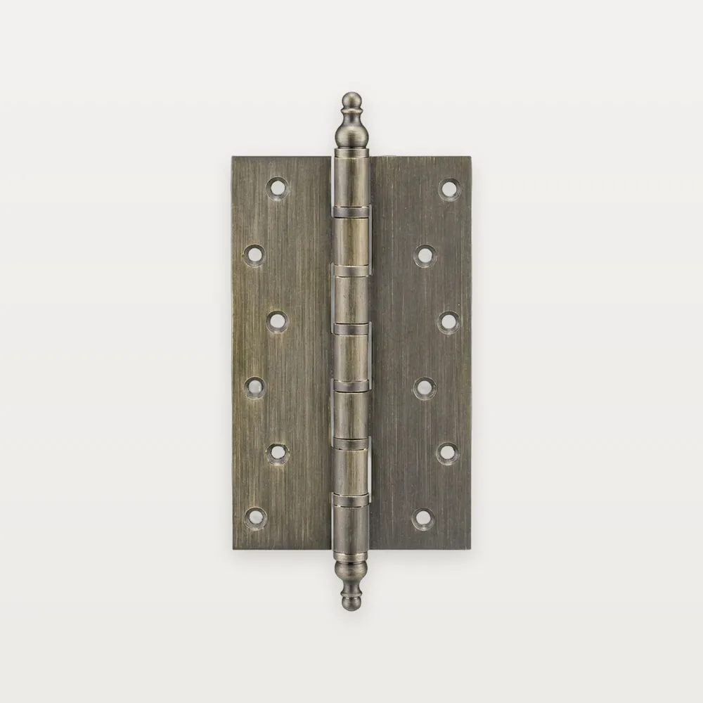 XH-C25 Brass decorative hinge with finials