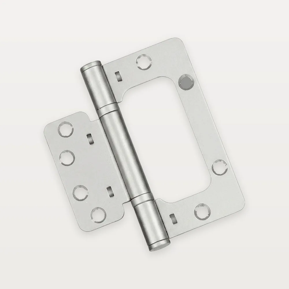 XH-R02 Iron flush / mortise-free (butterfly) hinge, 2 ball bearings