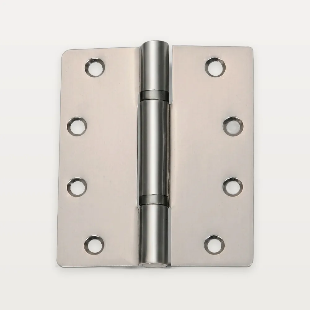 XH-R04 Iron butt hinge, radius corners, 2 ball bearings