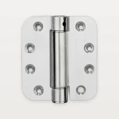 XH-R06 Iron single-action spring hinge, radius corners