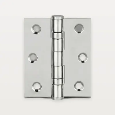 XH-R15 Iron butt hinge, square, 2 ball bearings