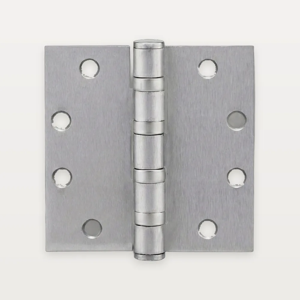 XH-R16 Iron butt hinge, square, 4 ball bearings